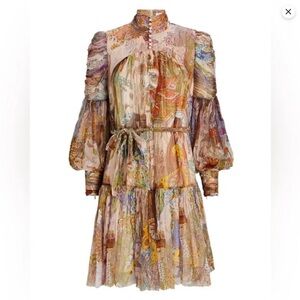 Zimmermann Kaleidoscope Luxe Mini Dress